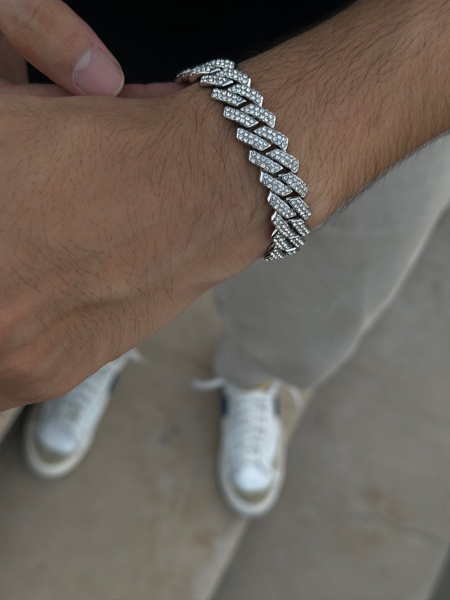 Prong Iced Out Bracelet