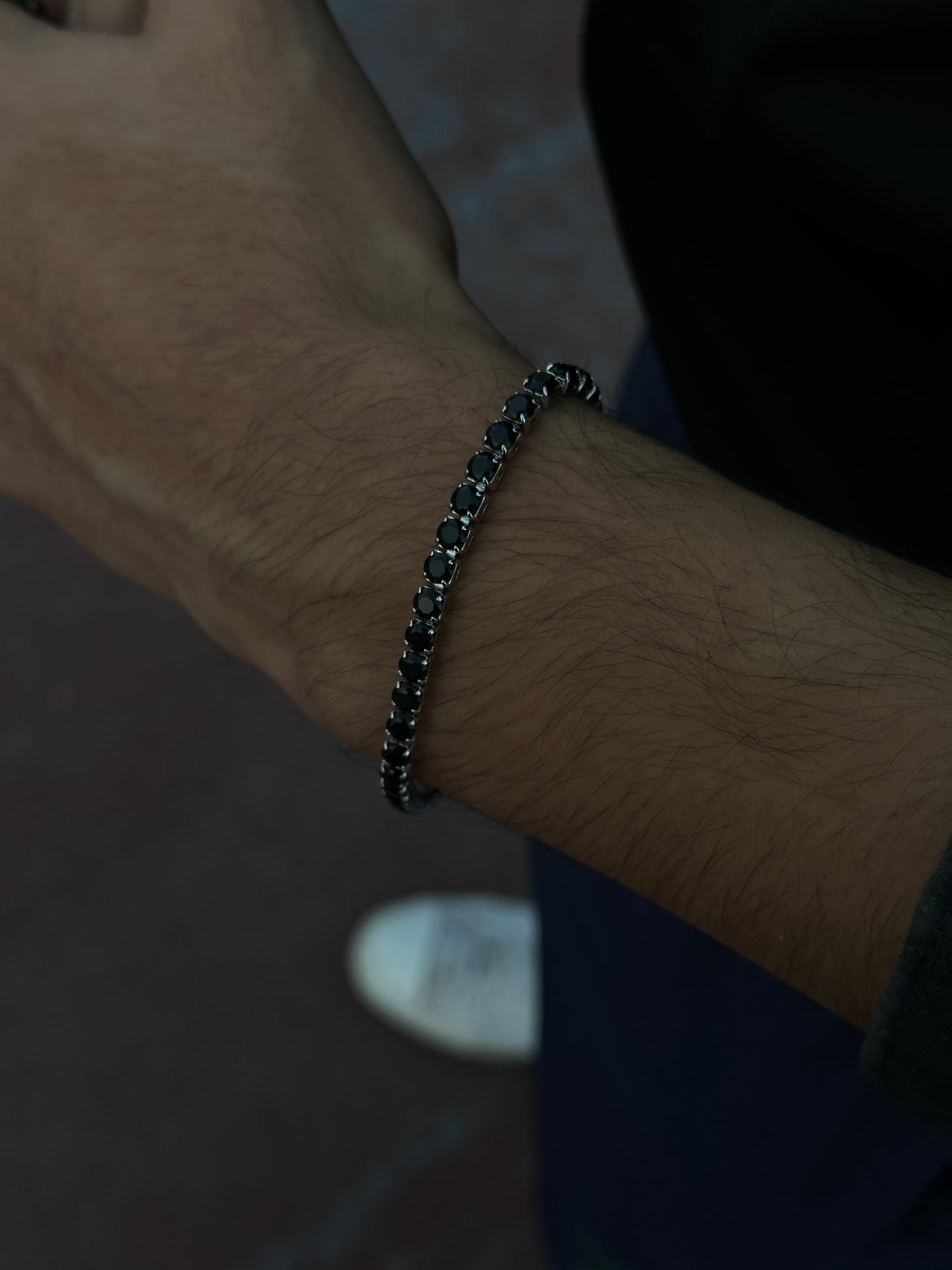 Tennis Bracelet (Black)