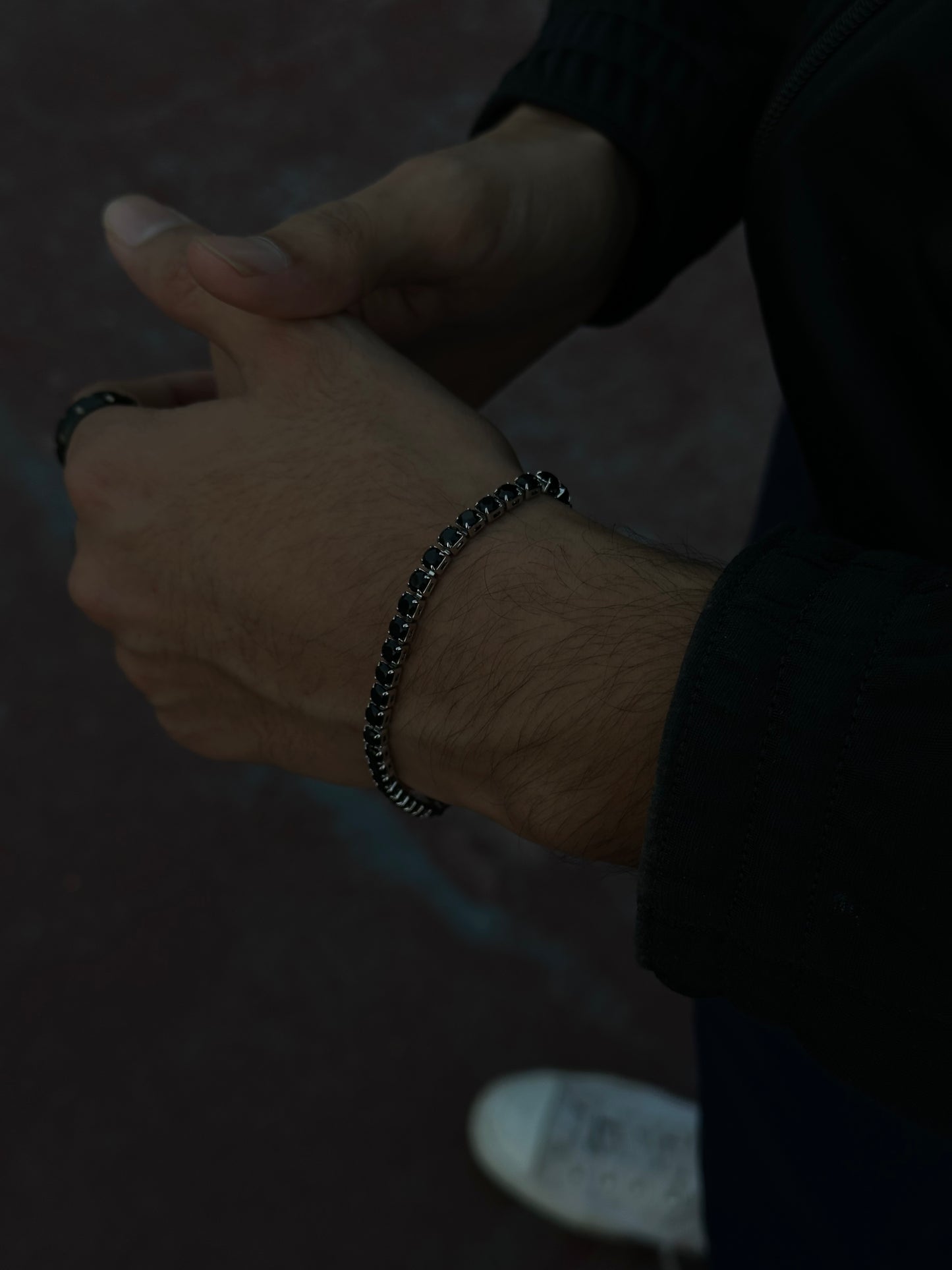 Tennis Bracelet (Black)