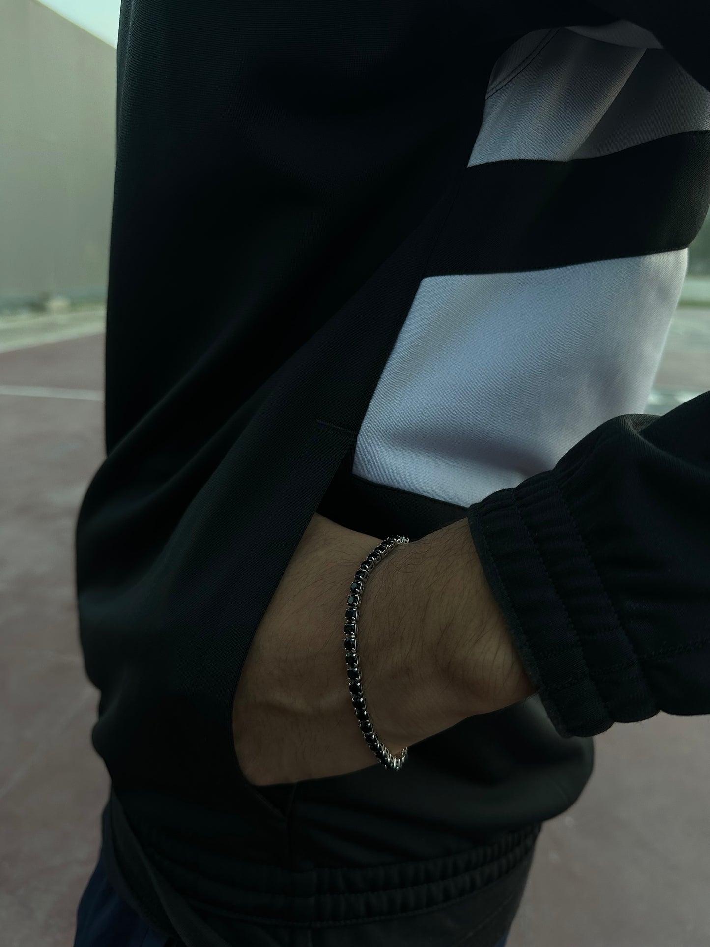 Tennis Bracelet (Black)